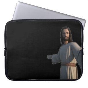 Jesus Christus Christliche Kirche begrüßen Laptopschutzhülle