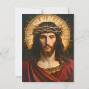 Jesus Christus Christliche religiöse Kunst Postkarte