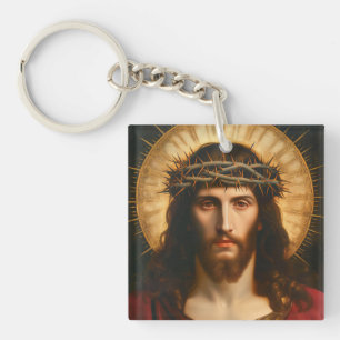 Jesus Christus   Christliche religiöse Kunst Schlüsselanhänger