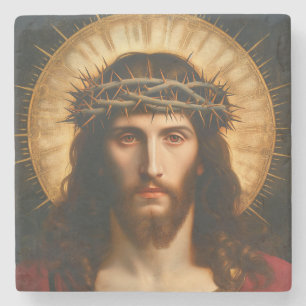 Jesus Christus   Christliche religiöse Kunst Steinuntersetzer
