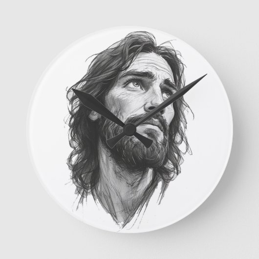 Jesus Christus Christliche Wanduhr (Vorderseite)