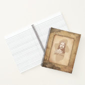 Jesus Christus. Christlicher Prediger Notizblock (Innenseite)