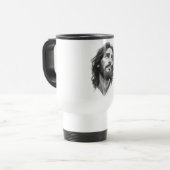 Jesus Christus Christlicher Reisebecher (Vorderseite Links)