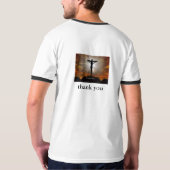 Jesus Christus, danke T-Shirt (Rückseite)