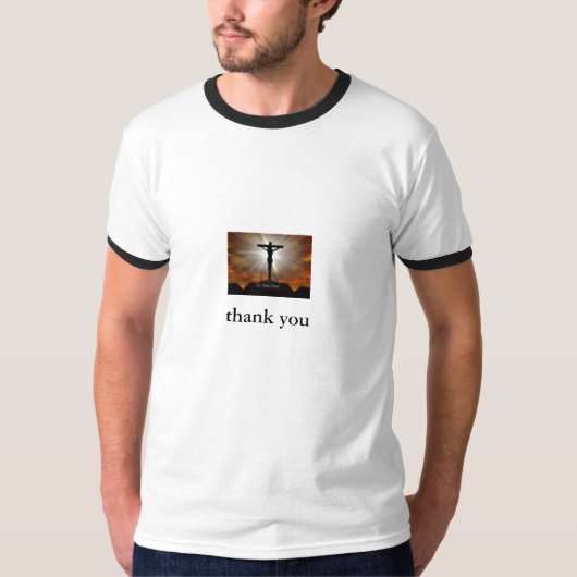 Jesus Christus, danke T-Shirt (Vorderseite)