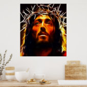 Jesus Christus, das Erlöser-Poster Poster (Küche)