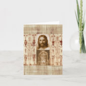 Jesus Christus das Tuch von Turin Heiligem Gesicht Karte (Vorderseite)