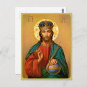 Jesus Christus der Erlöser der Weltpostkarte Postkarte (Vorne/Hinten)