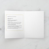 Jesus Christus der Erretter am Kreuz Karte (Innenseite)