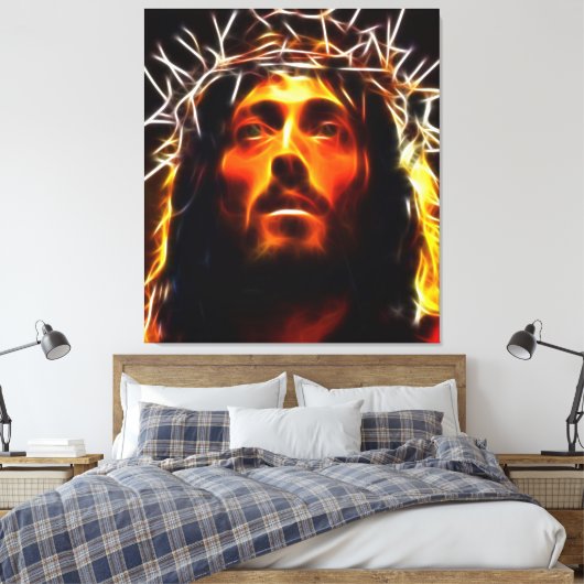 Jesus Christus der Erretter Leinwanddruck (Insitu (Schlafzimmer))