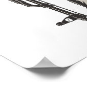 Jesus Christus, der Glaube der Christlichen Armee Poster (Ecke)