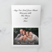 Jesus Christus der Herr Gruß Fotokarte Karte (Innenseite)