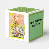 Jesus Christus, der Hohepriester-Gefälligkeitskast Geschenkschachtel (Rückseite)