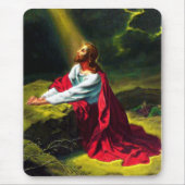 Jesus Christus, der im Garten von Gethsemane betet Mousepad (Vorne)