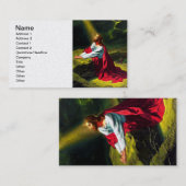 Jesus Christus, der im Garten von Gethsemane betet Visitenkarte (Vorne/Hinten)