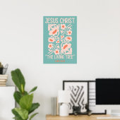 Jesus Christus, der lebende Baum Poster (Heimbüro)