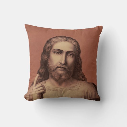 Jesus Christus, der Lehrer Kissen (Vorderseite)