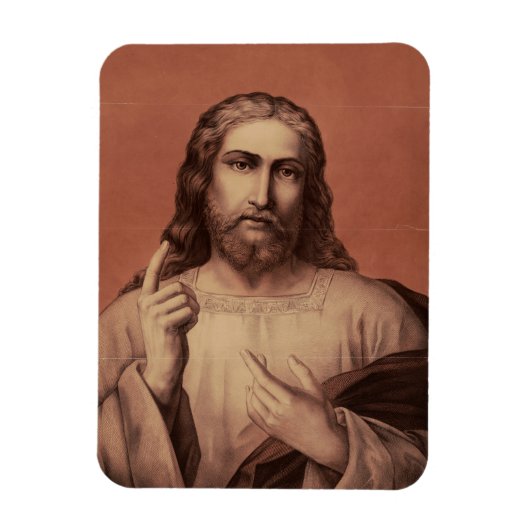 Jesus Christus der Lehrer Magnet (Vertikal)