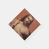 Jesus Christus, der Lehrer Serviette (Ecke)