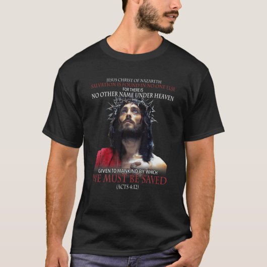 Jesus Christus der Nazareth-Erlösung ist in keinem T-Shirt (Vorderseite)