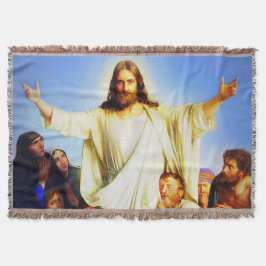 Jesus Christus, der Trost-Throw-Blanket Decke