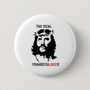 Jesus Christus - der wirkliche Revolutionär Button