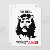 Jesus Christus - der wirkliche Revolutionär Postkarte (Vorne/Hinten)