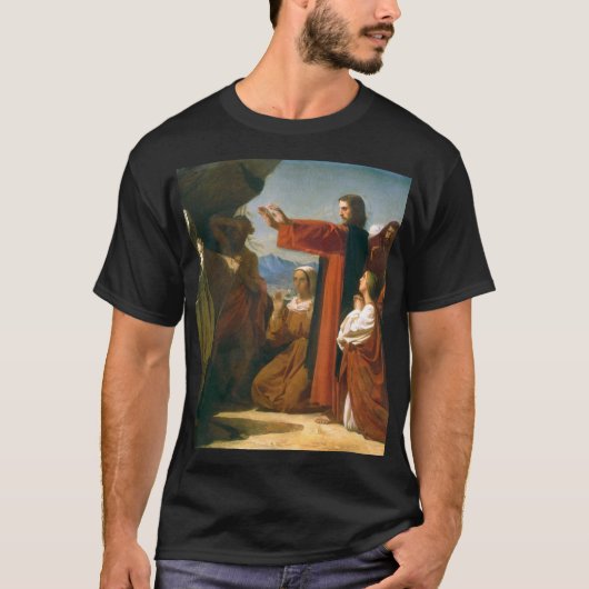 Jesus Christus - Die Auferstehung des Lazarus T-Shirt (Vorderseite)