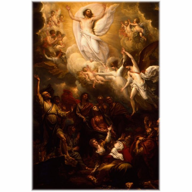 Jesus Christus die Auferstehung Freistehende Fotoskulptur (Vorne)