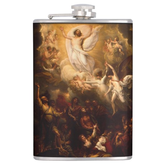 Jesus Christus die Auferstehung und Engel Flachmann (Vorderseite)