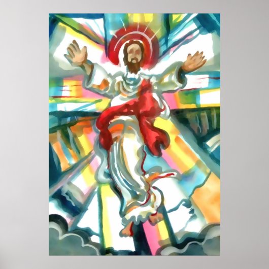 Jesus Christus, die Aufszension Poster (Vorne)