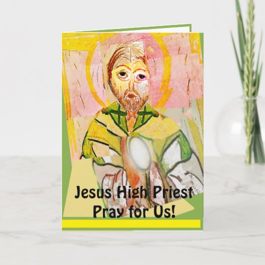 Jesus Christus, die Hohepriester-Karte Karte (Vorderseite)