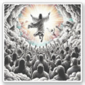 Jesus Christus die Vergewaltigung religiöser Chris Aufkleber (Vorderseite)