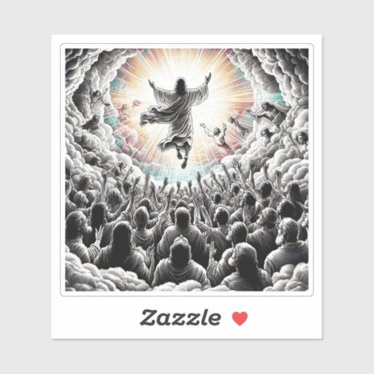 Jesus Christus die Vergewaltigung religiöser Chris Aufkleber (Blatt)