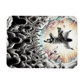 Jesus Christus die Vergewaltigung religiöser Chris Magnet (Horizontal)