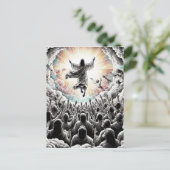 Jesus Christus die Vergewaltigung religiöser Chris Postkarte (Stehend Vorderseite)