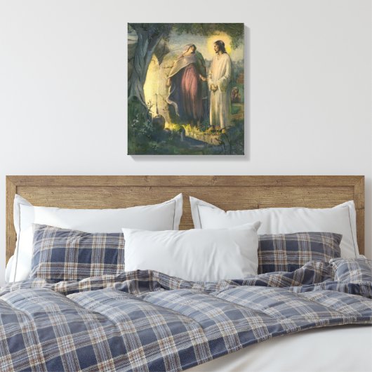 Jesus Christus durch das Grab von ML Greer erwisch Leinwanddruck (Insitu (Schlafzimmer))