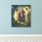 Jesus Christus durch das Grab von ML Greer erwisch Leinwanddruck (Insitu (Holzboden))