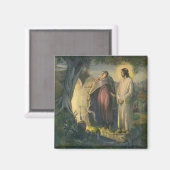 Jesus Christus durch das Grab von ML Greer erwisch Magnet (Vorderseite/Rückseite)