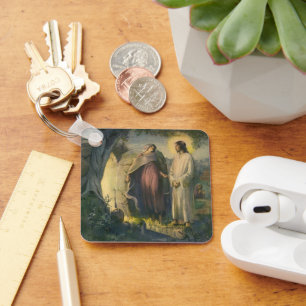 Jesus Christus durch das Grab von ML Greer erwisch Schlüsselanhänger