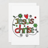 Jesus Christus Einladung (Vorne/Hinten)