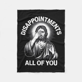 Jesus Christus Enttäuschungen Sie alle lustigen Ch Fleecedecke