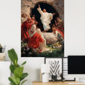 Jesus Christus erhebt sich aus dem Grab, Poster (Heimbüro)