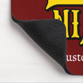 Jesus Christus erobert Emblem Mousepad (Ecke)