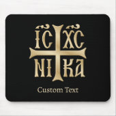 Jesus Christus erobert Emblem Mousepad (Vorne)