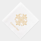 Jesus Christus erobert Emblem Servietten Mit Folie (Rechts)