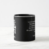 Jesus Christus erobert Emblem Tasse (Zentrum)