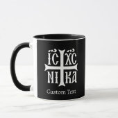 Jesus Christus erobert Emblem Tasse (Links)