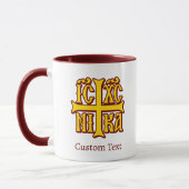 Jesus Christus erobert Emblem Tasse (Links)