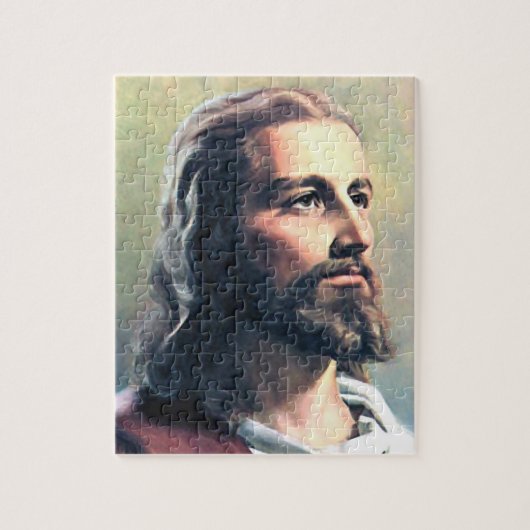 Jesus Christus Erretter Gott Sohn Religion Glaube Puzzle (Vertikal)